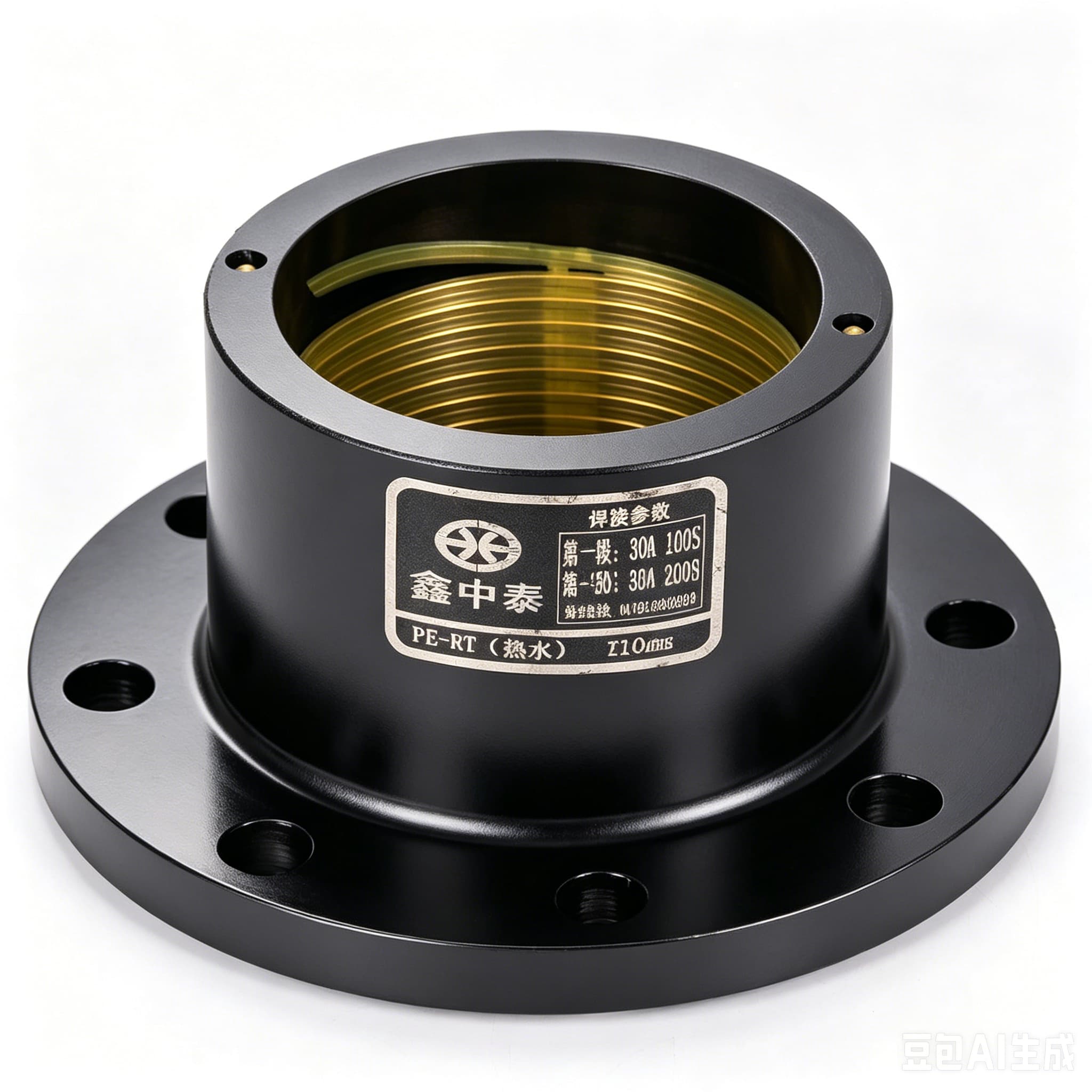 Electric fusion integral flang